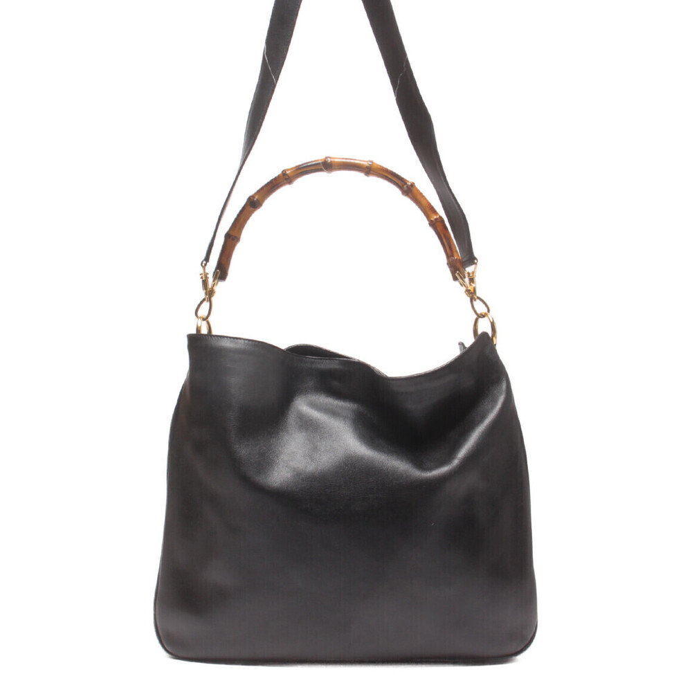 Gucci tote bag shoulder crossbody bamboo pattern